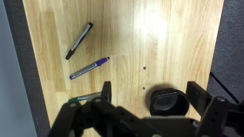 Put the markers in the bowl: wrist camera at the start